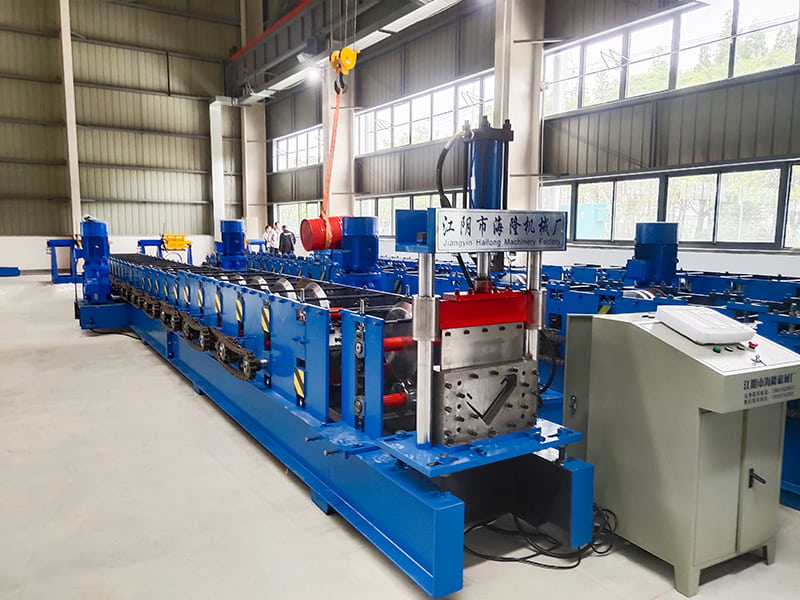 Mesin Roll Forming Kolom Rumah Kontainer Flatpack