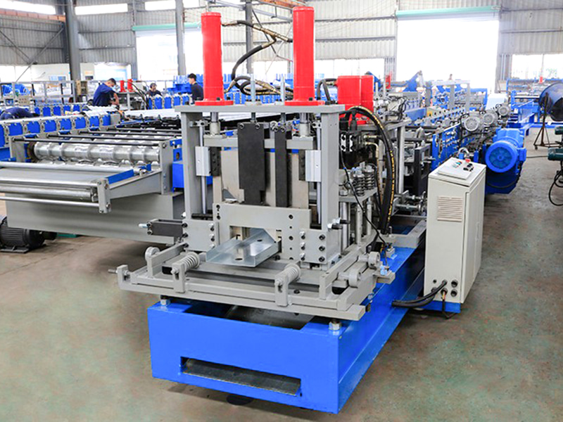 Mesin Roll Forming CU Purlin Tipe 80-300 Sepenuhnya Otomatis